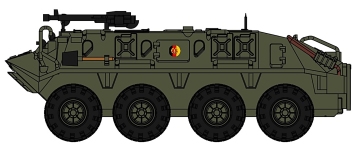 NPE Modellbau NA88271 - H0 - Schützenpanzer SPW 60 PA NVA mit Geschütz